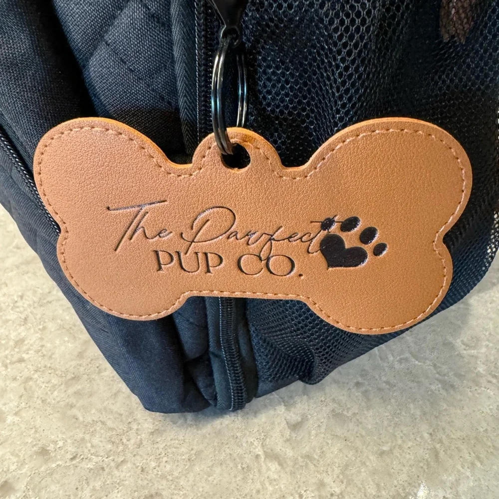The Pawfect Pooch Carrier Backpack - Black and Tan